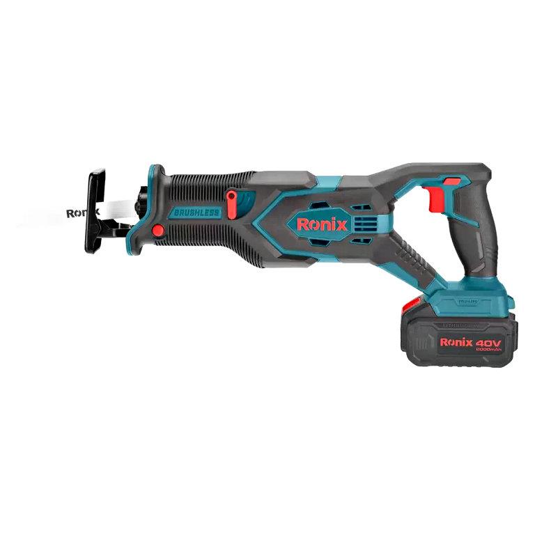کیت اره افقی بر شارژی براشلس 40 ولت کد 8904-40V برند رونیکس